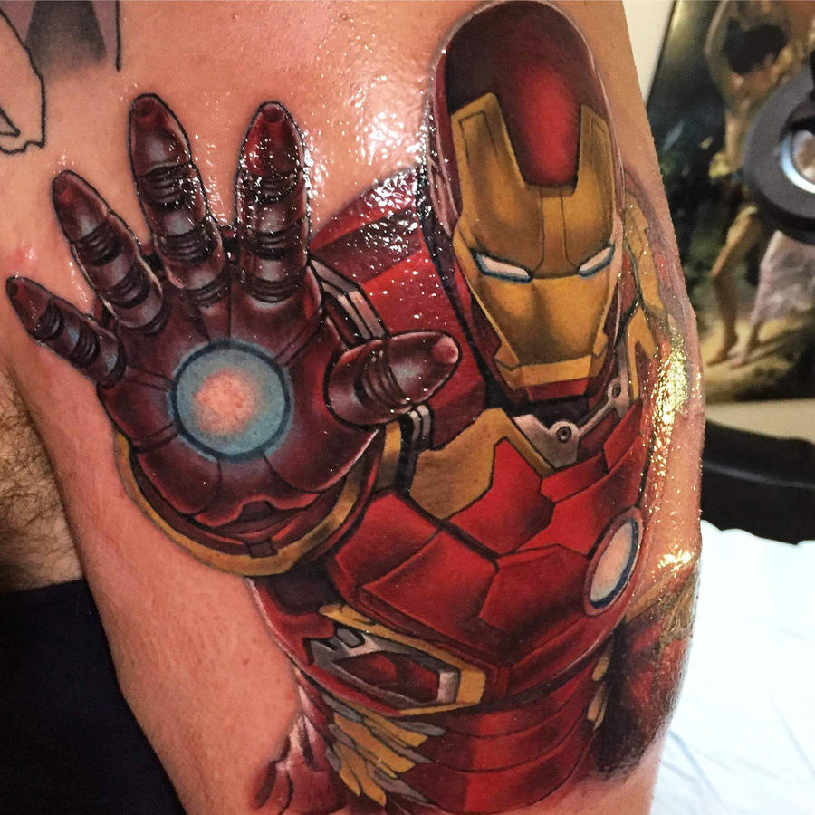 Iron man tattoo  Steemit